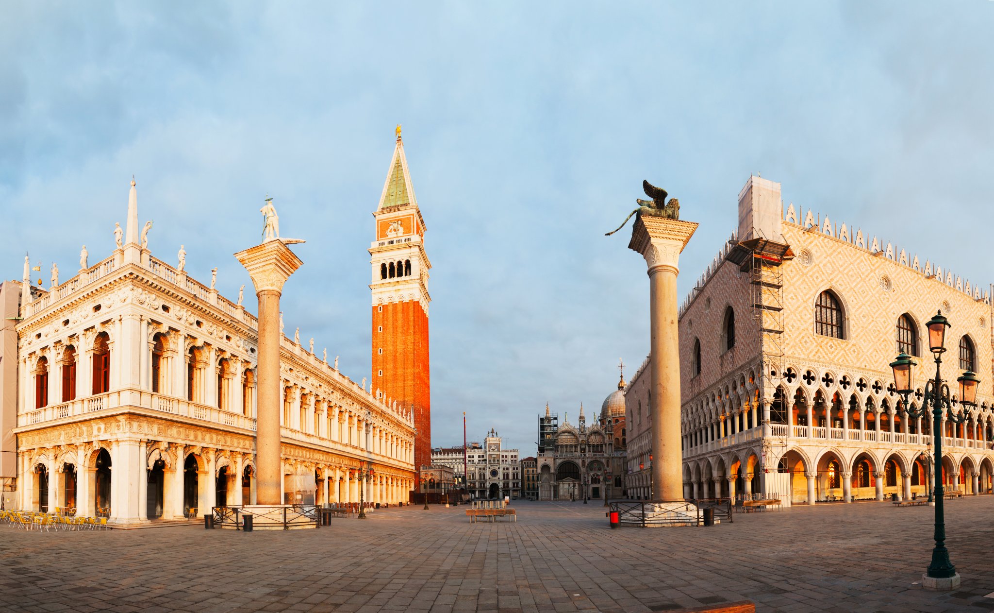 Vue panoramique de la Place San Marco