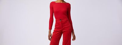Kara Red Pants 3